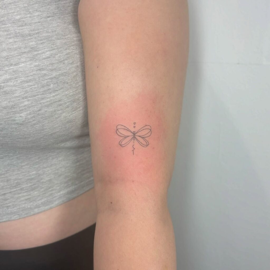 Minimalist Butterfly Tattoo