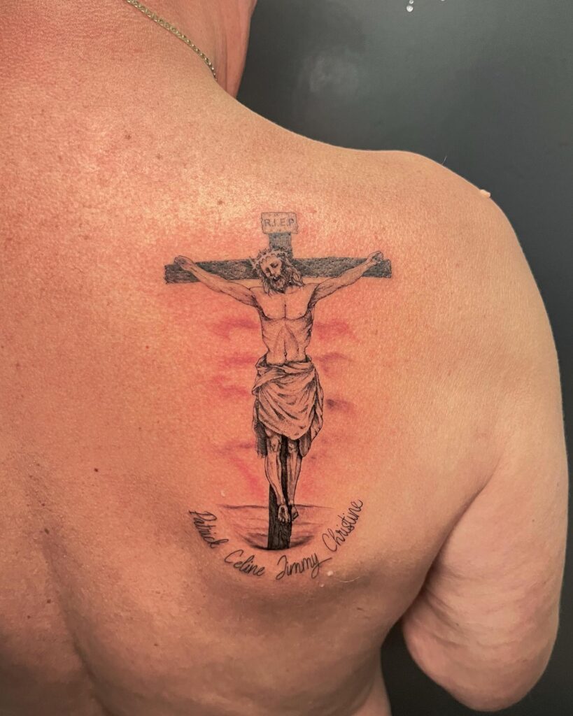 Traditional Sacred Jesus Tattoo jesus tattoos tattoo