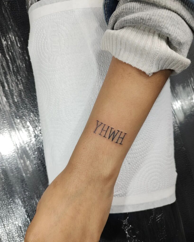 Wrist of Faith yhwh tattoos tattoo