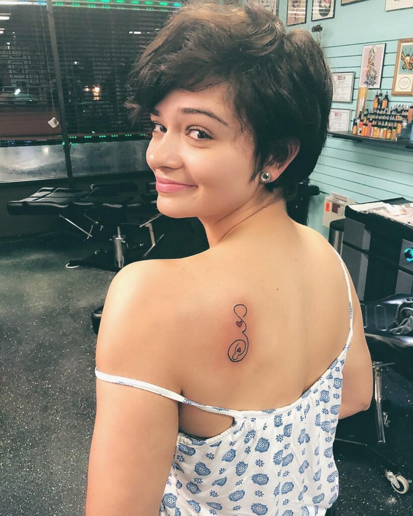 Elephant With Balloon Miscarriage Tribute Tattoo