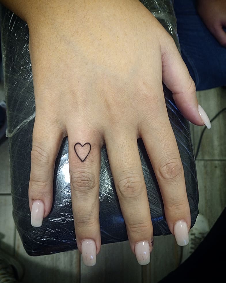 Linked Hearts Rib Tattoo small heart tattoo ideas tattoo