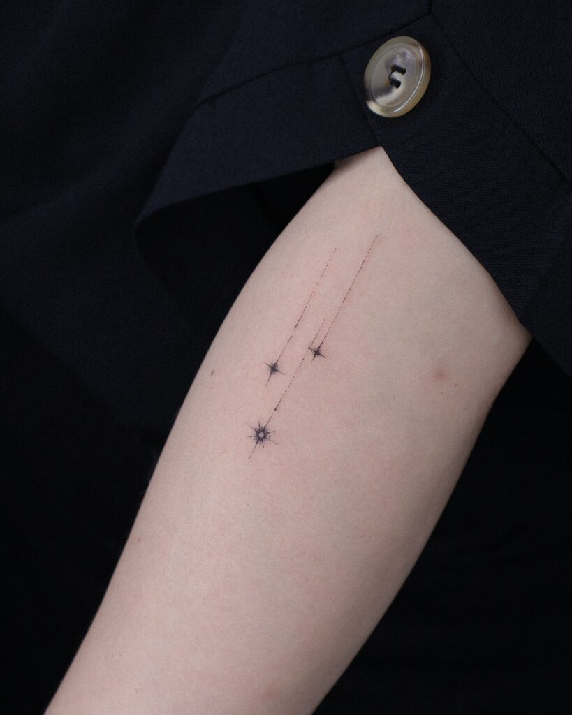 Starlight Finger Tattoo