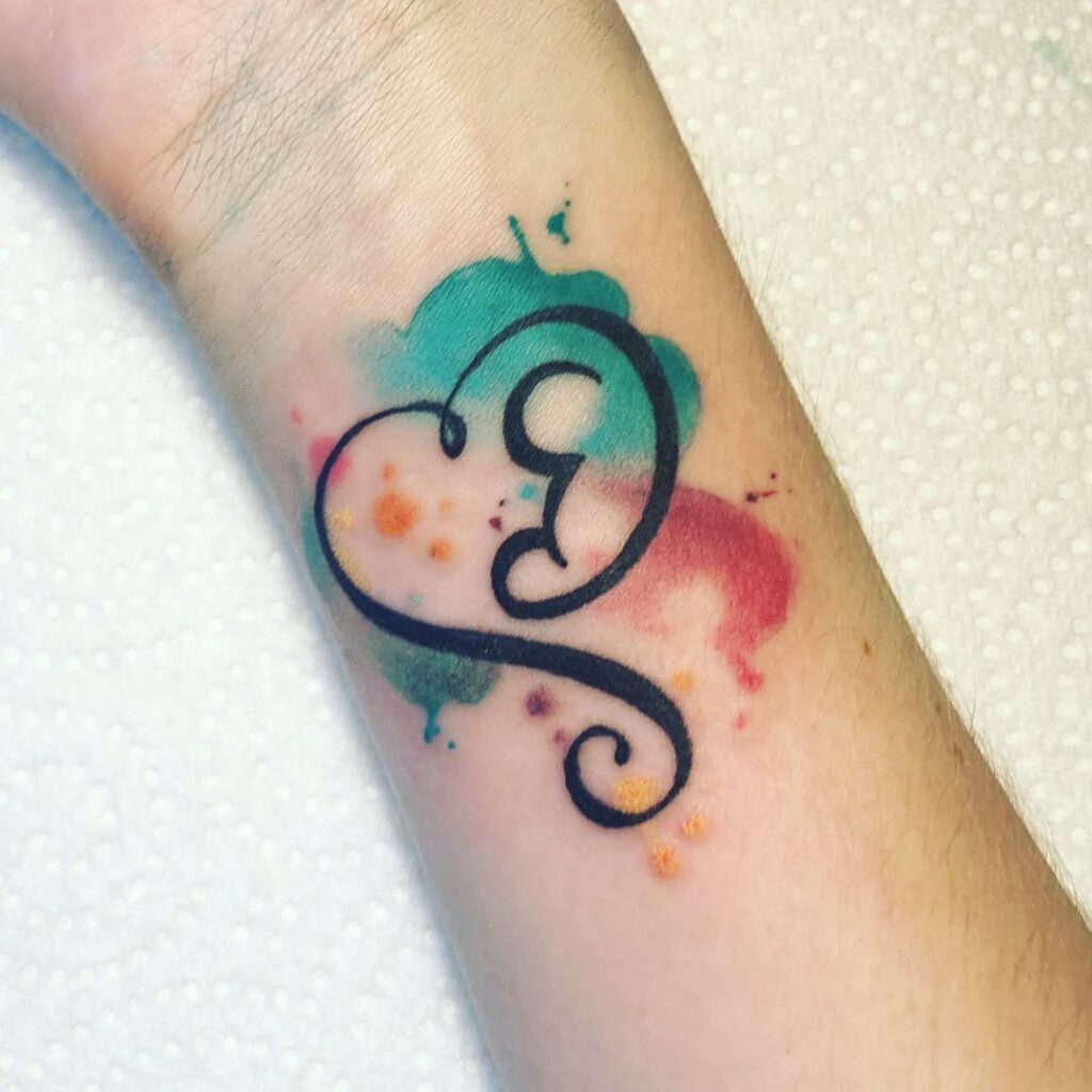 Pineapple Miscarriage Awareness Tattoo With Heart