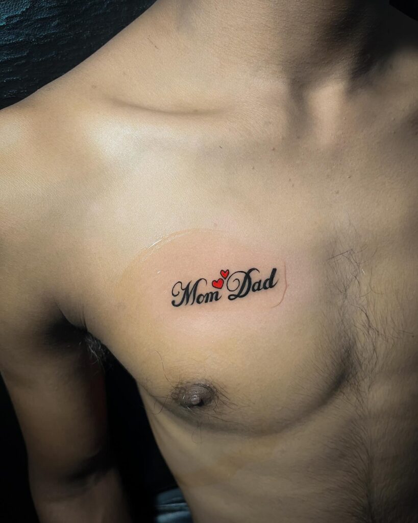 Arrow Name Tattoo