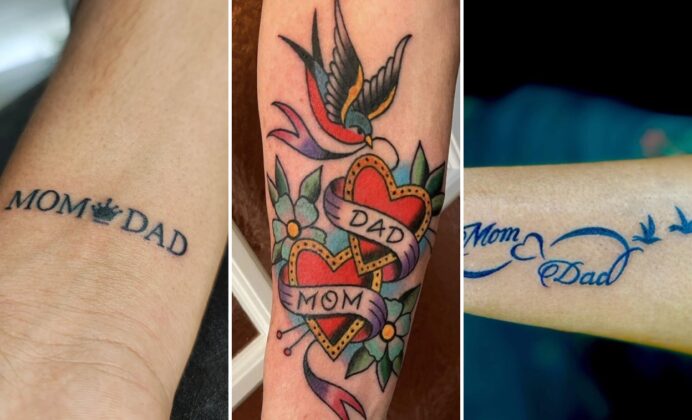 20+ Mom and Dad Tattoo Ideas That Honor Both of Your Roots