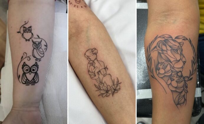 25+ Mom and Kids Tattoo Ideas That Keep Family Close at Hand