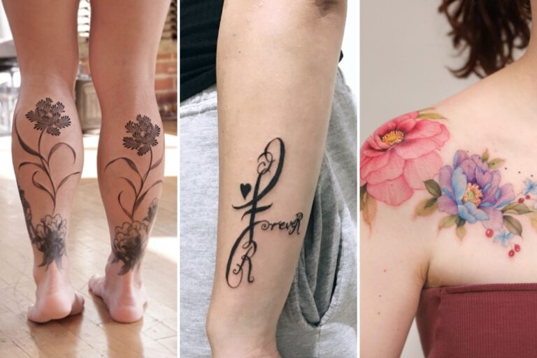Aesthetic most painful tattoo spots and delicate ink ideas collage