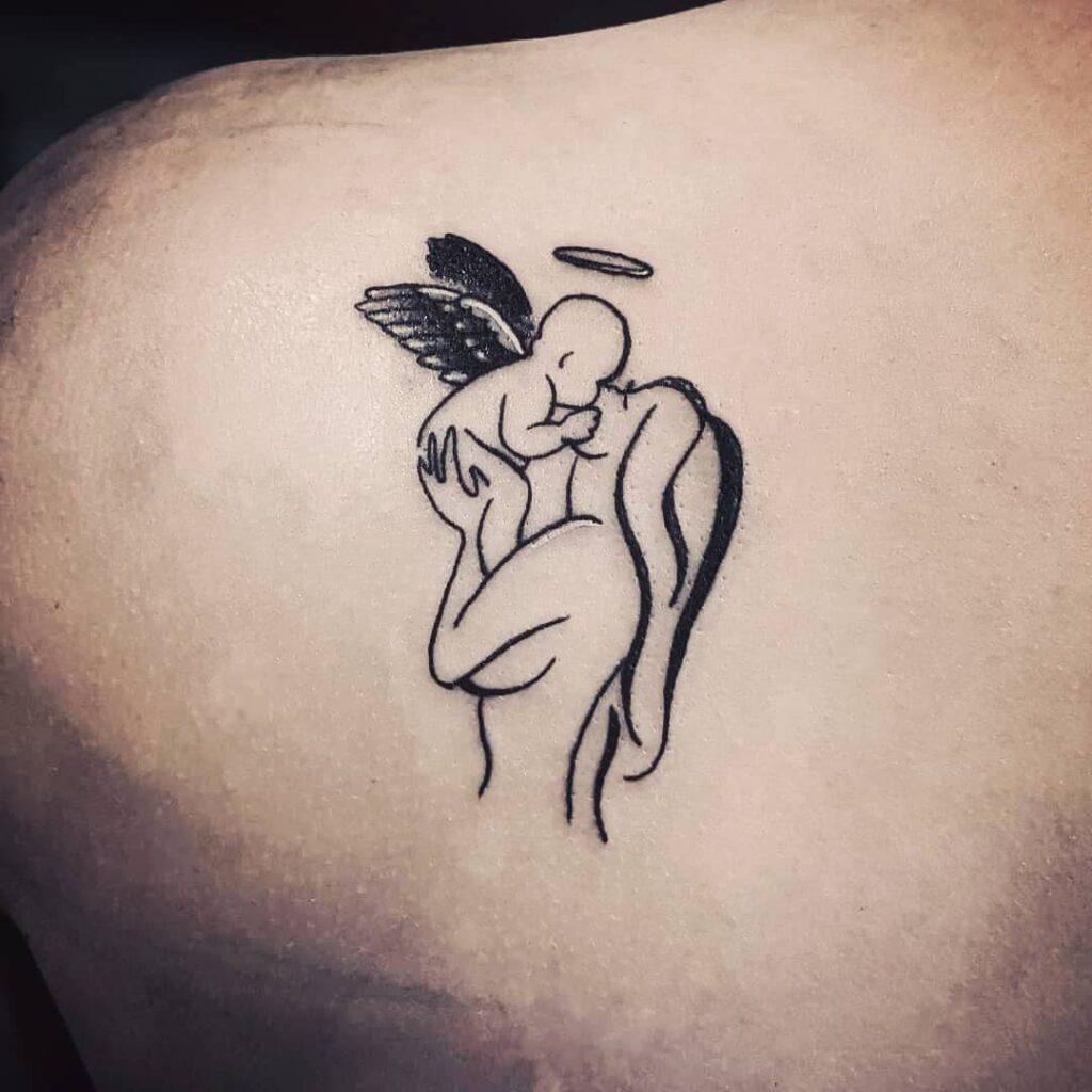 Letting Go Balloon Tattoo In Memory Of Child