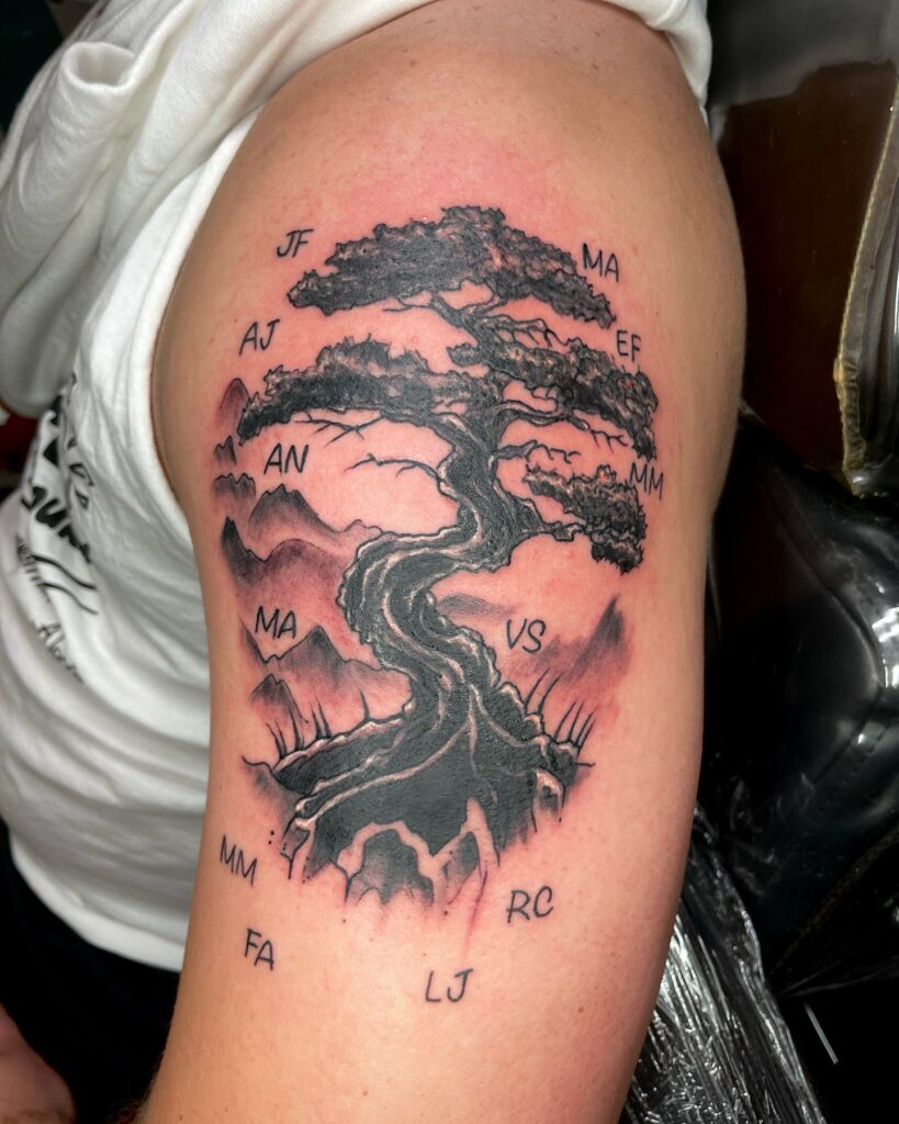 Mountain Family Tree Tattoo family tree tattoos tattoo
