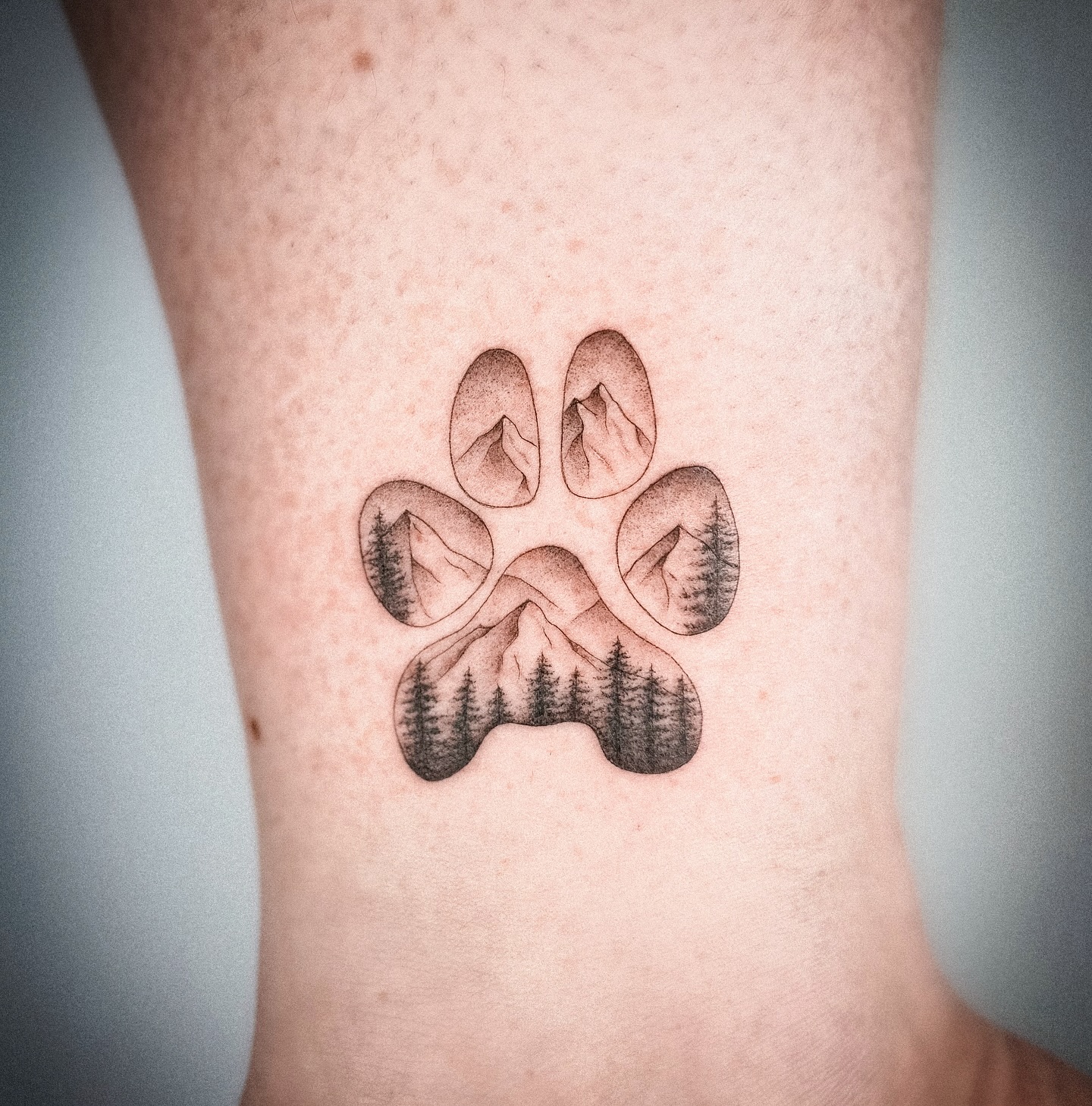 Matching Pawprint Tattoo pawprint tattoo ideas tattoo