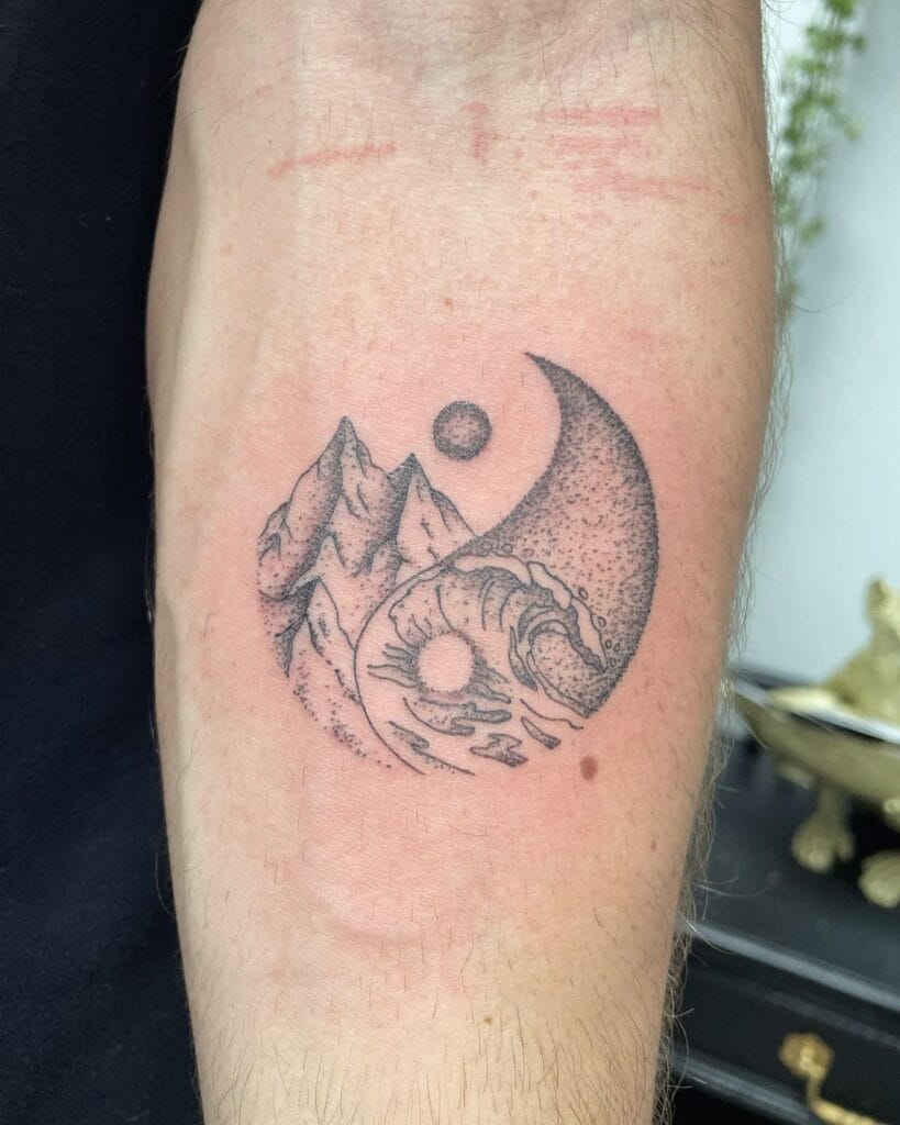 The Melting Clock small tattoo ideas for men tattoo