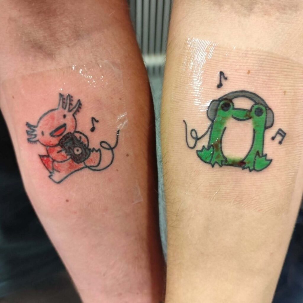 Playful Cat Burglar Tattoos silly matching tattoos tattoo
