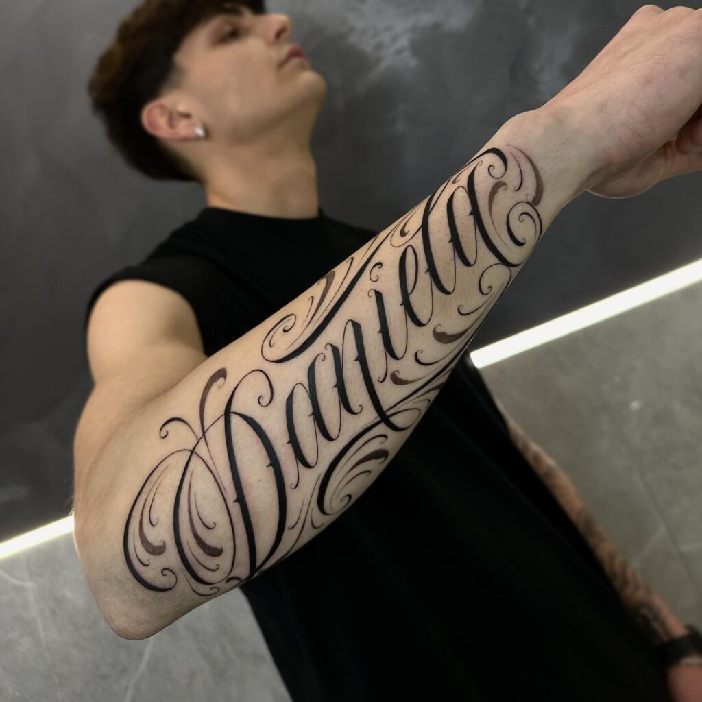 Mom And Dad Crown Heartbeat Tattoo