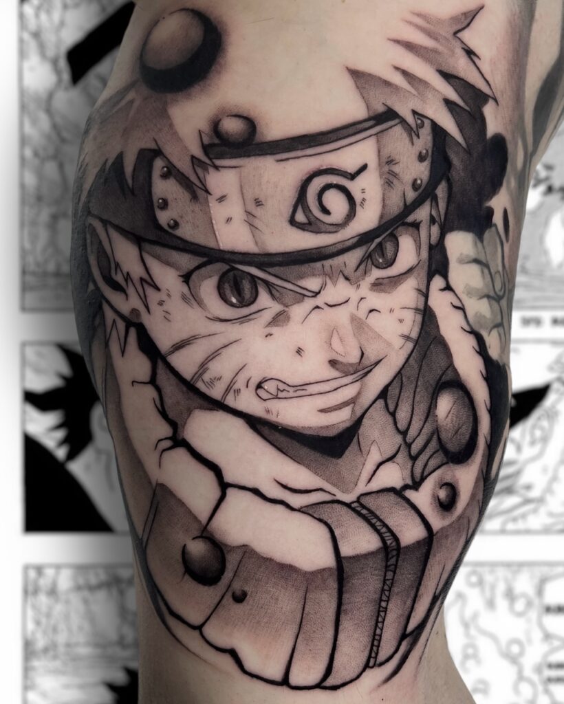 Itachi Uchiha Sharingan Mastery Tattoo