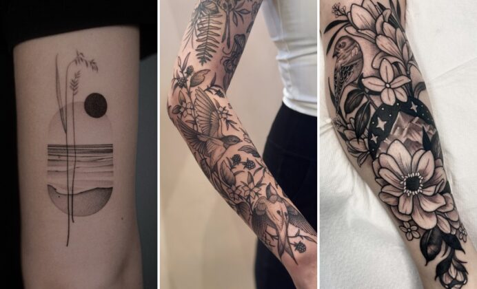 25+ Nature Tattoo Ideas for Women Inspired by Mountain and Forest Wilds