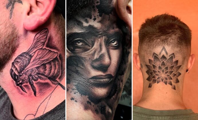 15+ Neck Tattoo Ideas for Men Projecting Uncompromising Confidence