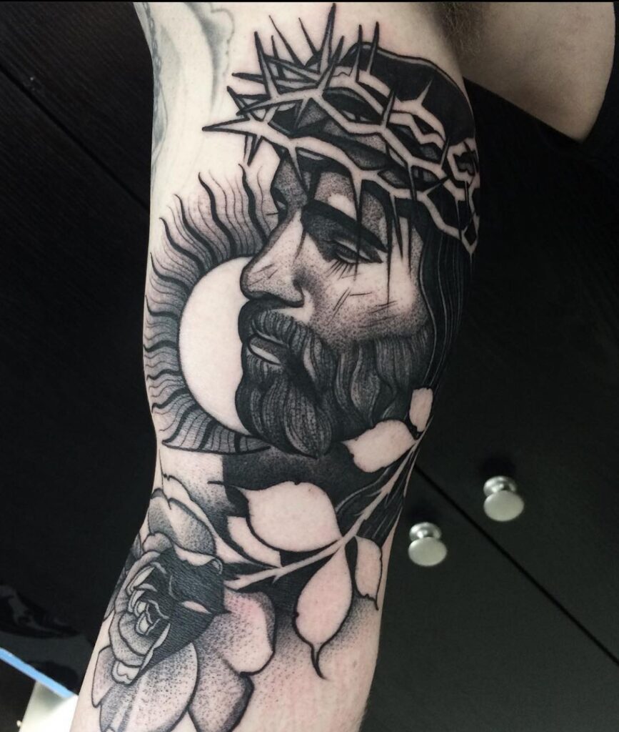 Divine Vision of Christ Tattoo jesus tattoos tattoo