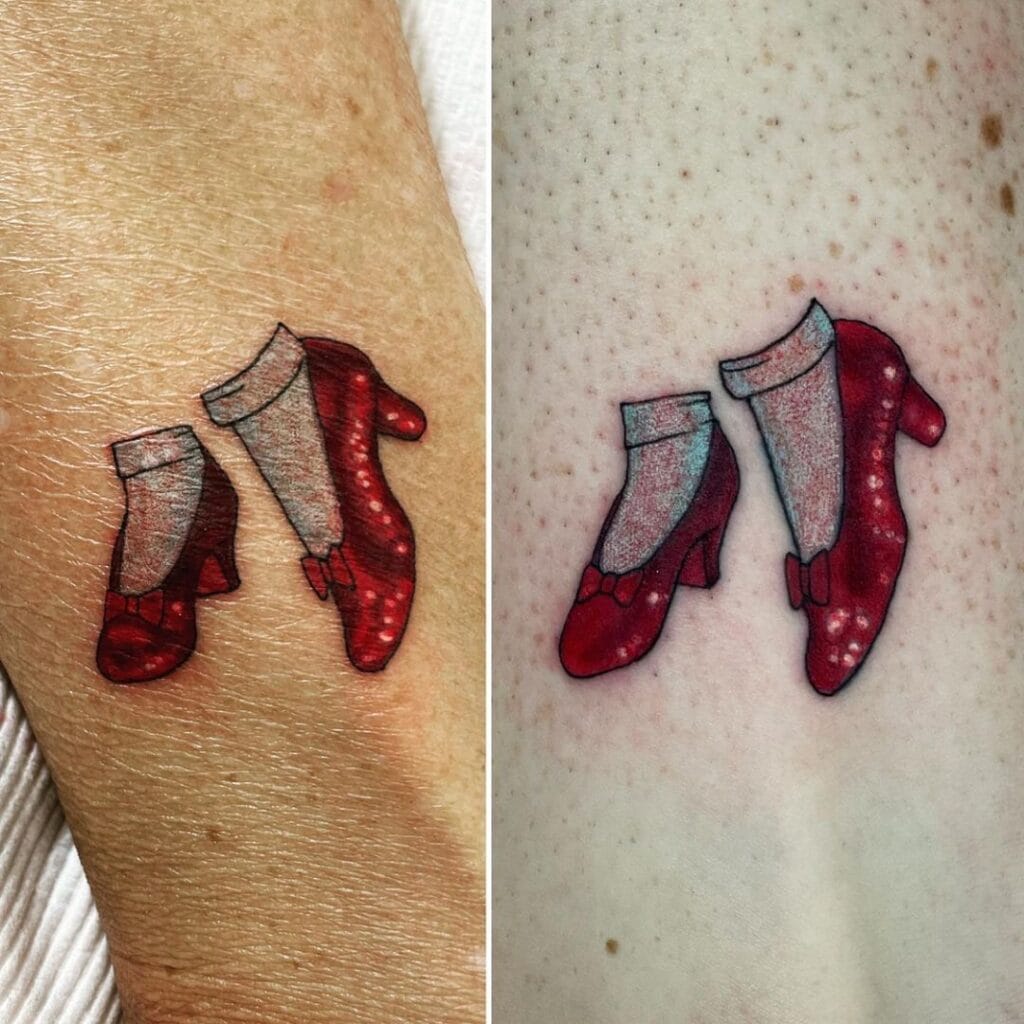 No Place Like Home mother and daughter tattoo ideas tattoo