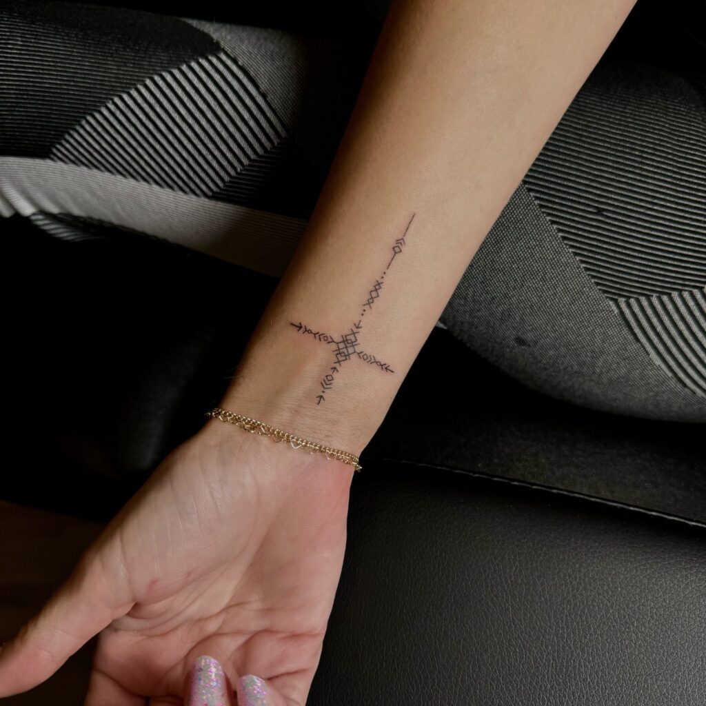 Floral Wrist And Hand Tattoos