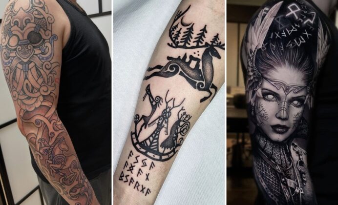 15+ Aesthetic Nordic Tattoo Ideas Showcasing Nordic Artistry
