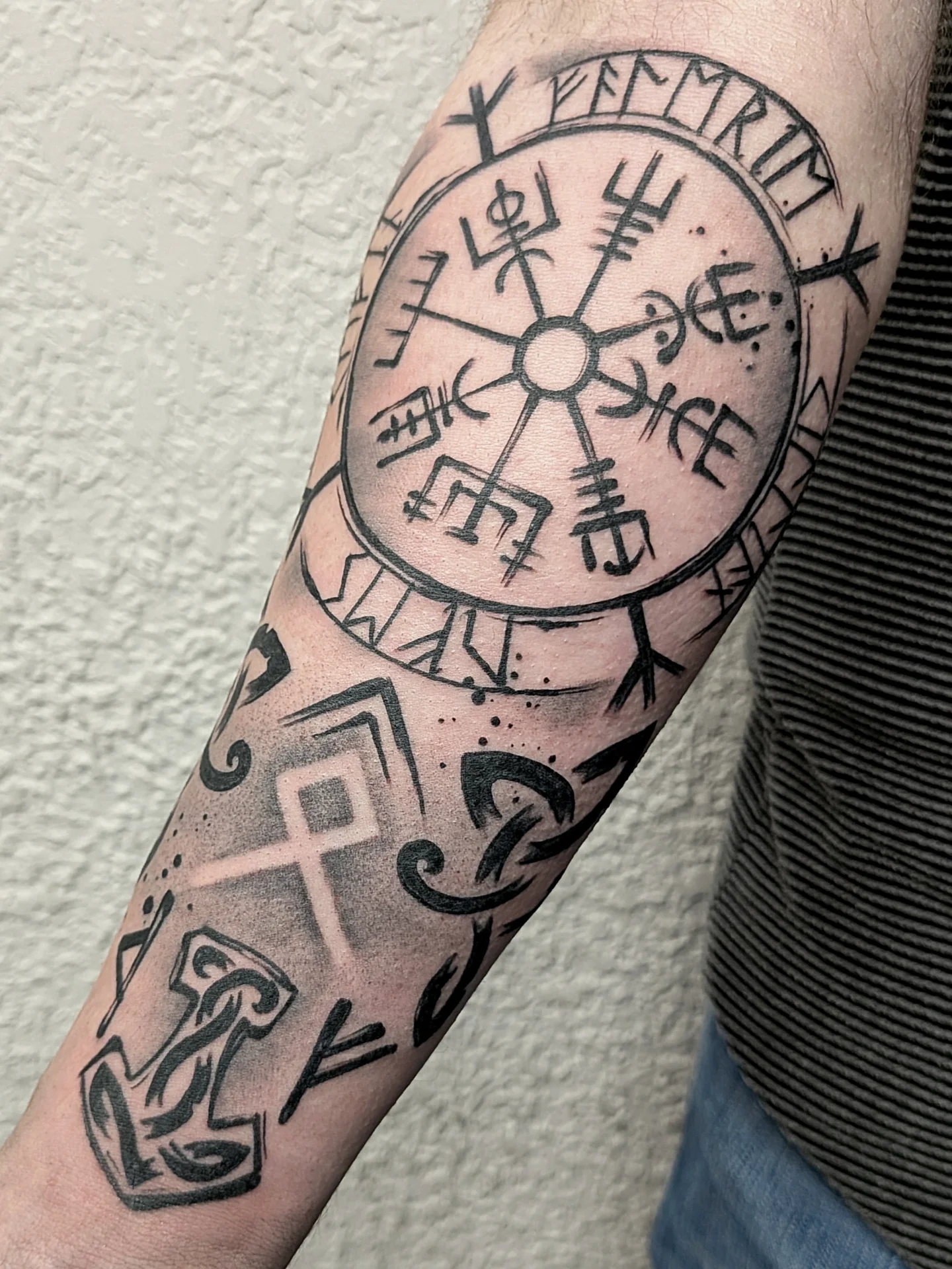 Vegvisir Compass Nordic Tattoo