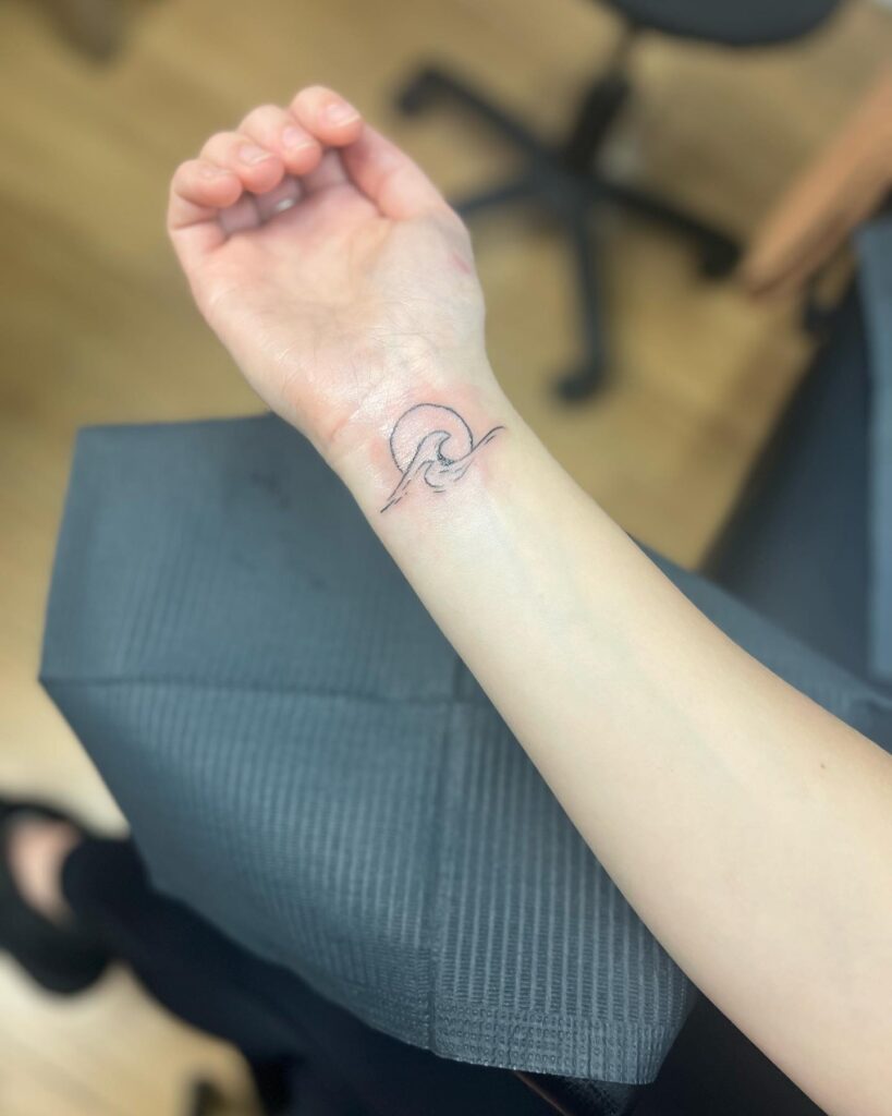 Infinity Symbol Kids Name Tattoo