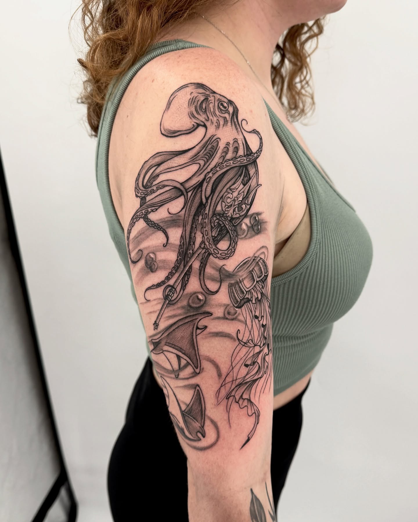 Rainbow Octopus Tattoo octopus tattoos tattoo