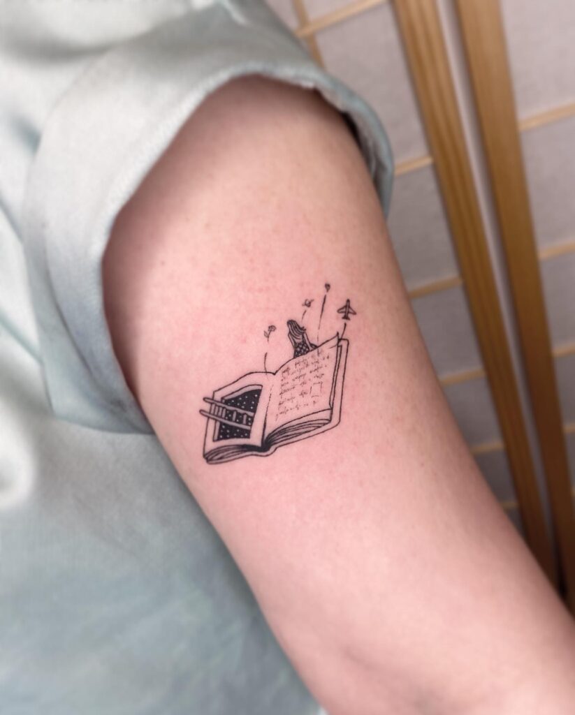The Reader Tarot-Inspired Tattoo book lover tattoos tattoo