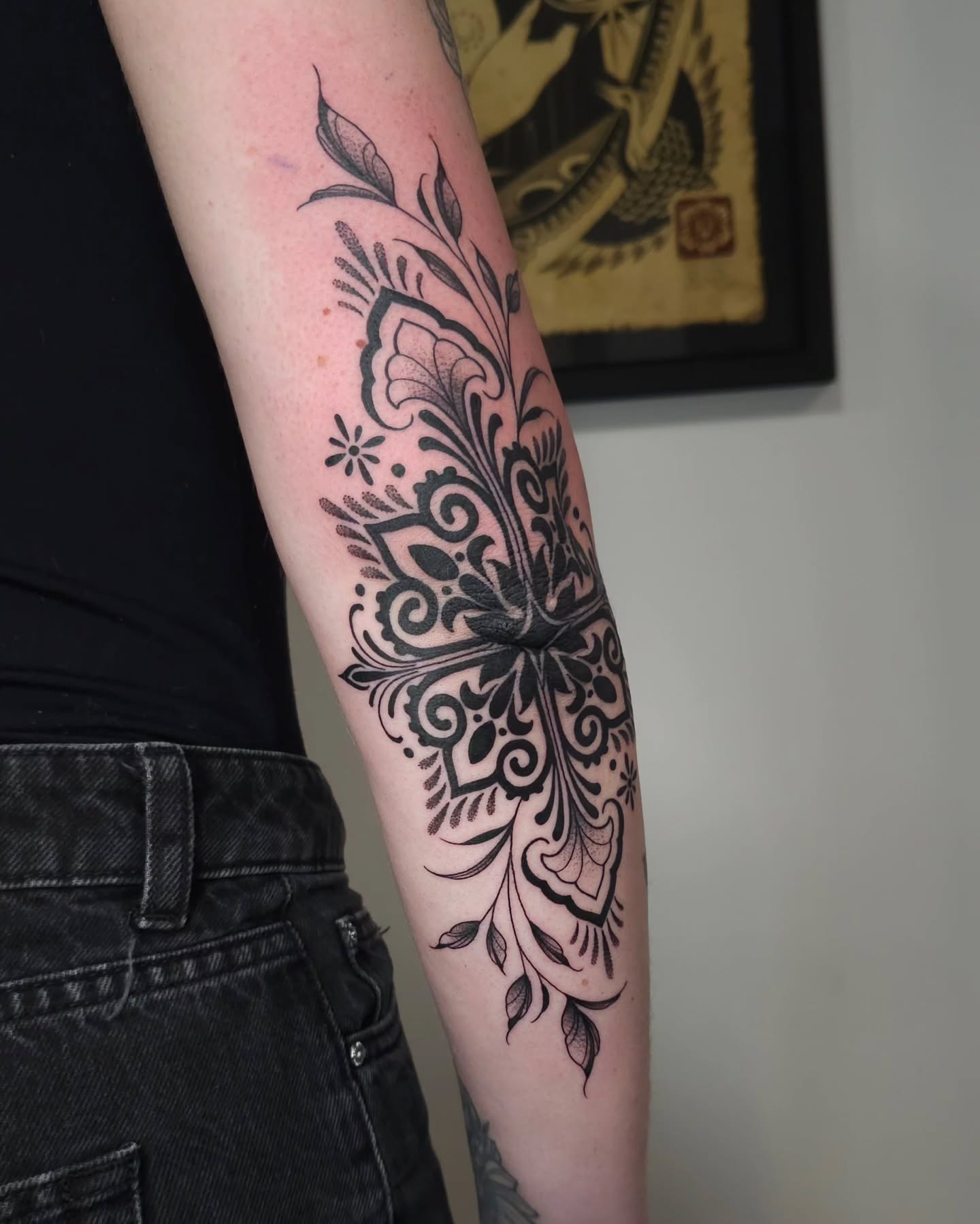 Ornamental Floral Mandala Tattoo mandala tattoo ideas tattoo