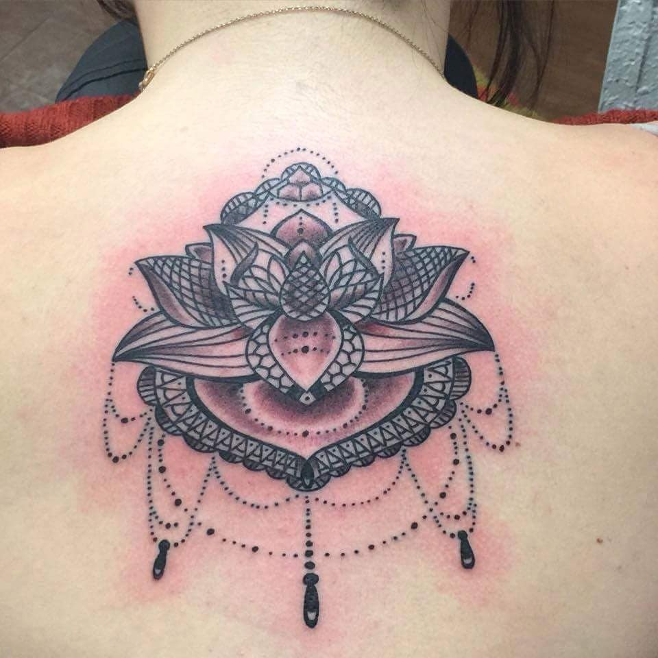 Ornamental Lotus Mandala Tattoo lotus mandala tattoo ideas tattoo