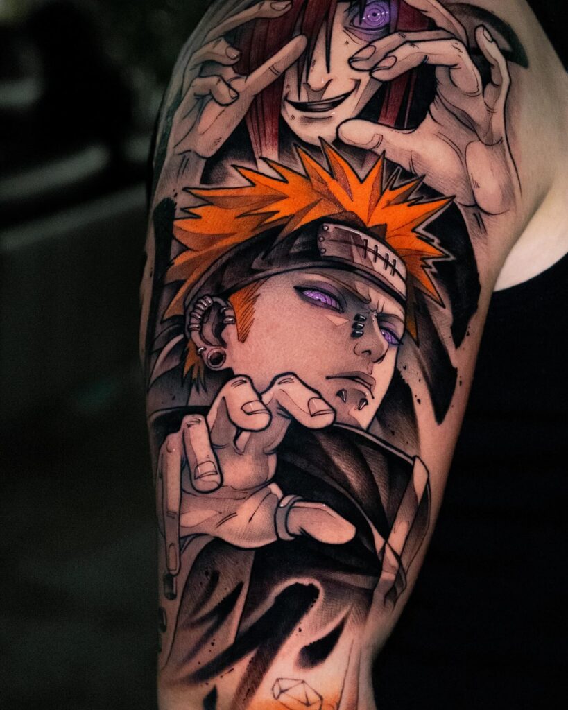 Pain And Itachi S Eternal Power Tattoo
