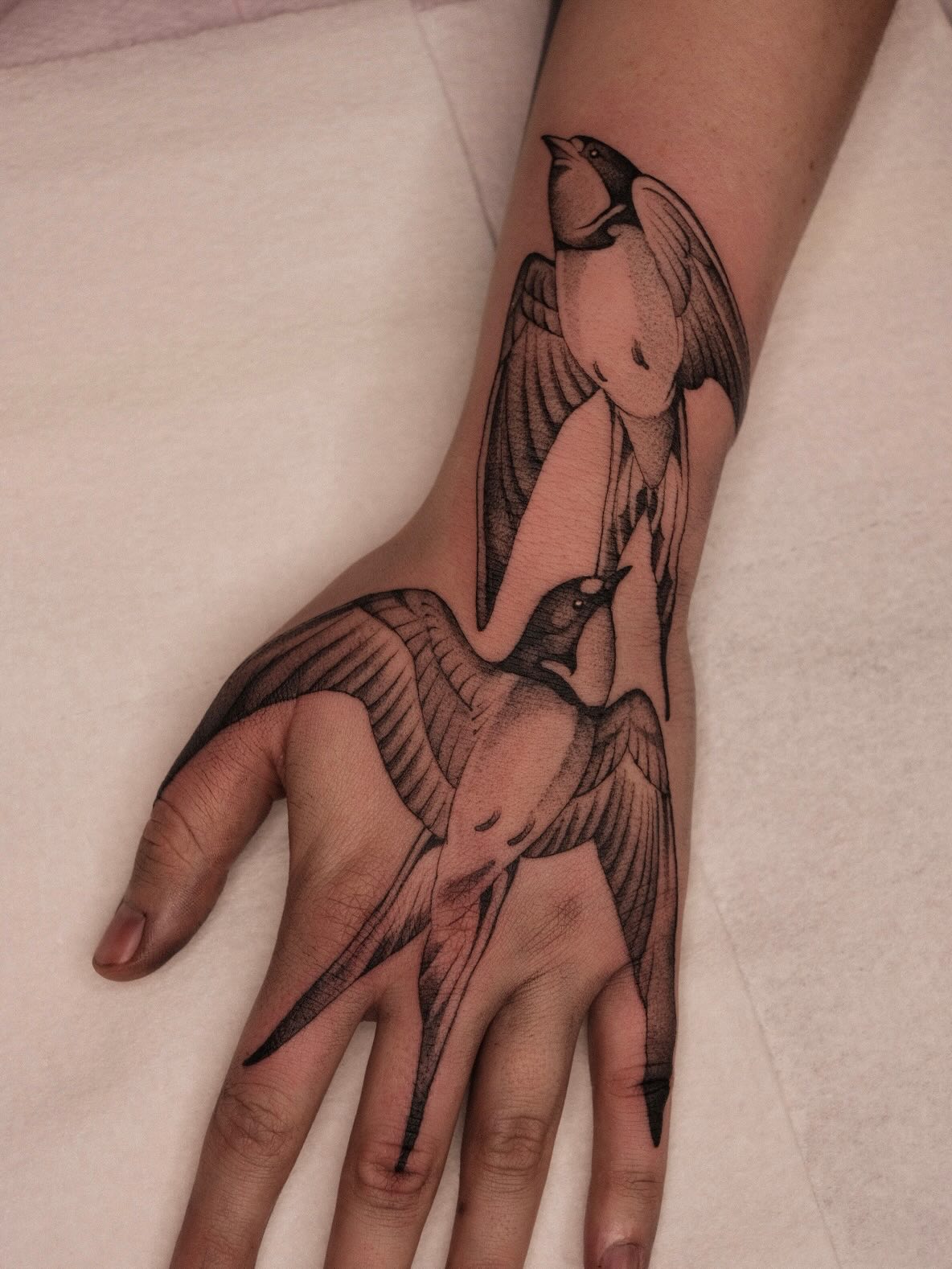 Pair of Swallows Tattoo bird tattoos ideas for women tattoo