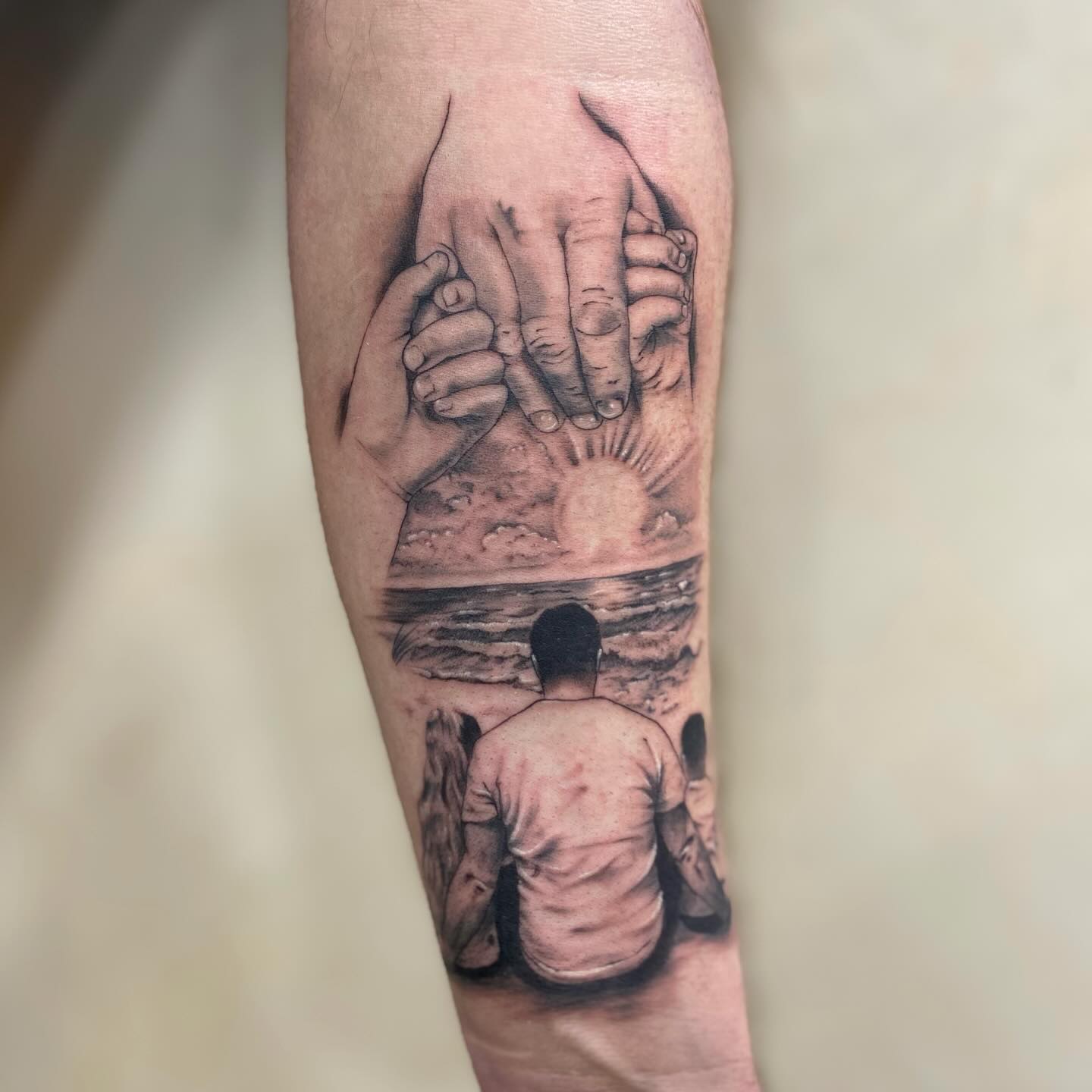 Parent and Child Hand Connection Tattoo family tattoos for men tattoo