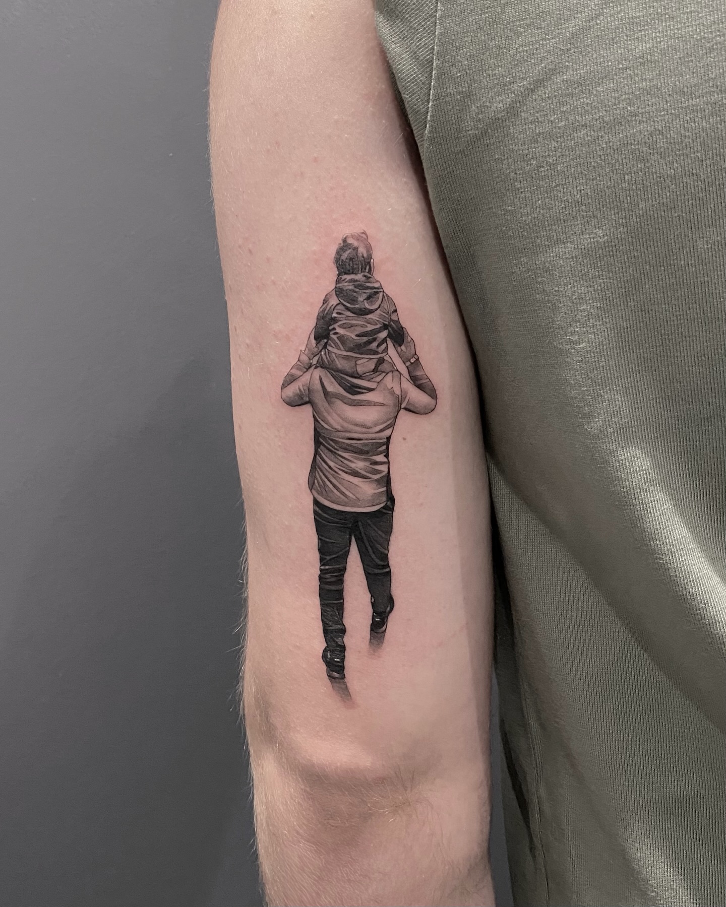 Parent Carrying Child Family Tattoo family tattoos tattoo
