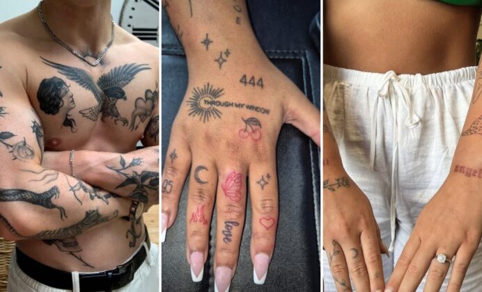 25+ Creative Patchwork Tattoo Ideas Arranging Eclectic Flash Across Skin