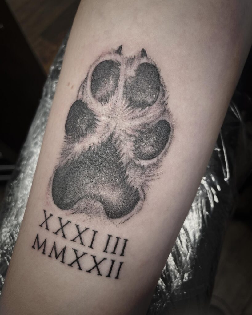 Elegant Roman Numerals Collarbone Tattoo roman numerals tattoos tattoo