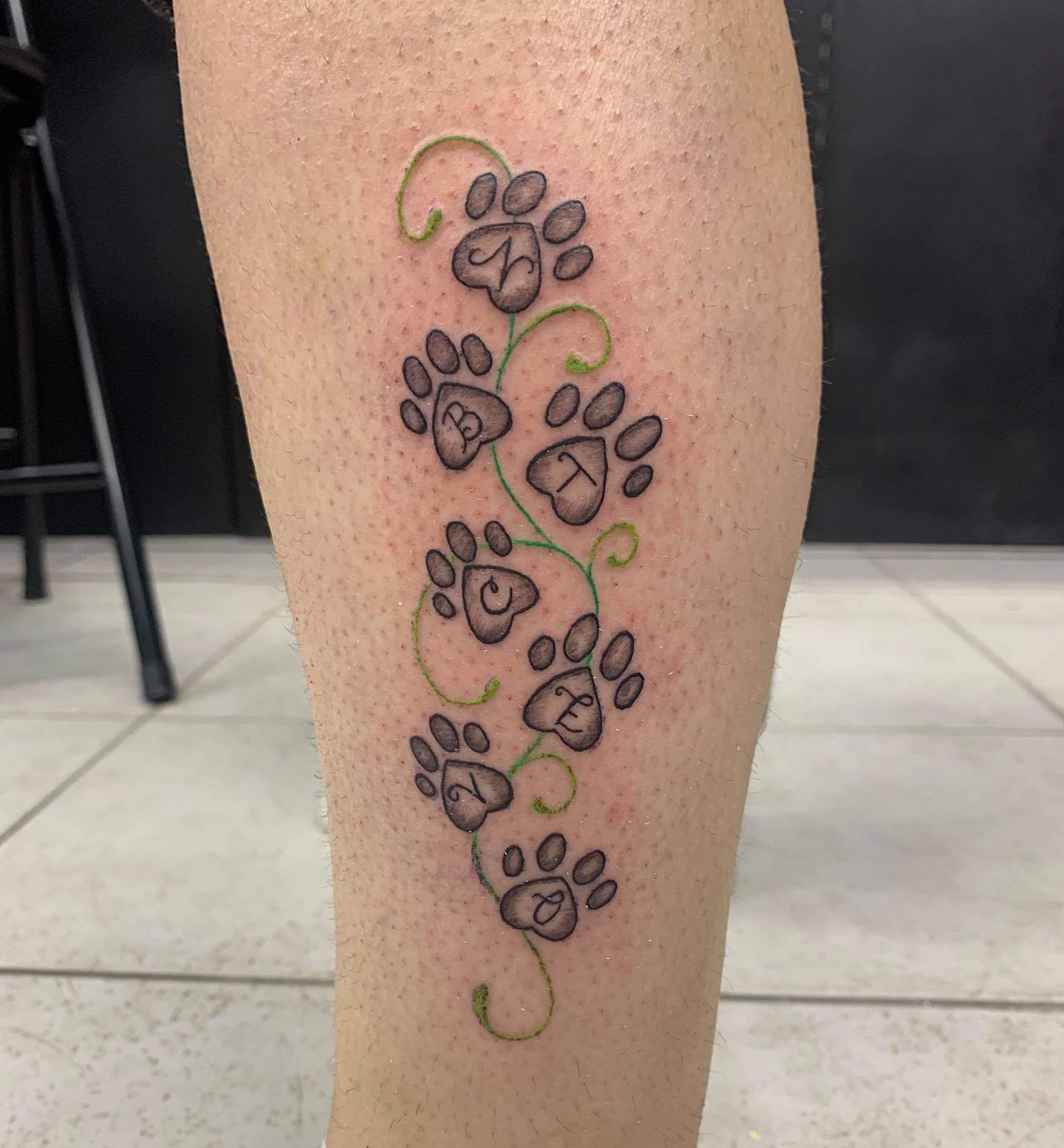 Three Hearts Grandchildren Names Tattoo grandchildren tattoos ideas tattoo