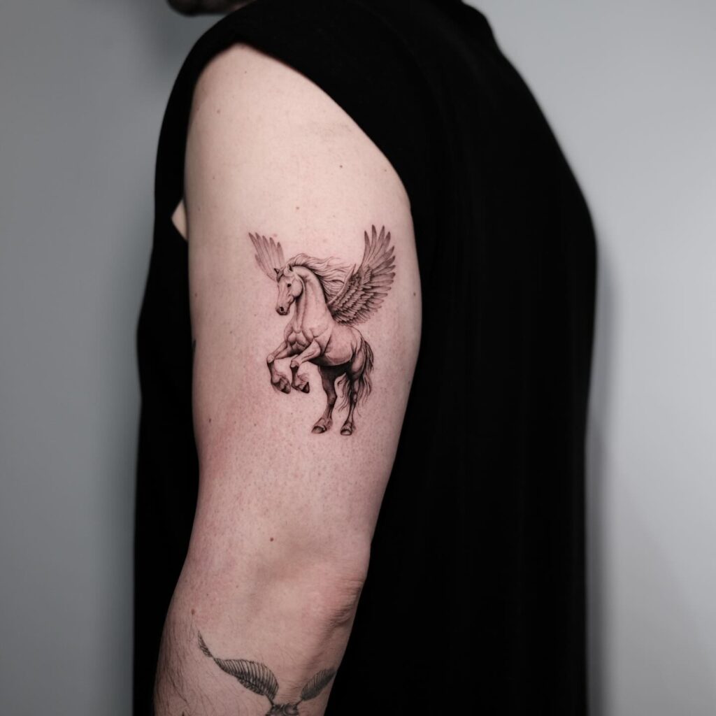 Bold Linework Medusa Arm Tattoo