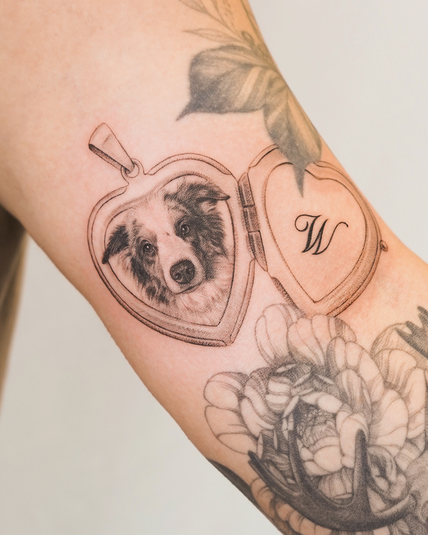 Heart Locket Necklace Tattoo