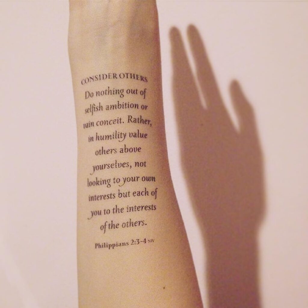 Go With The Strength That You Have Tattoo