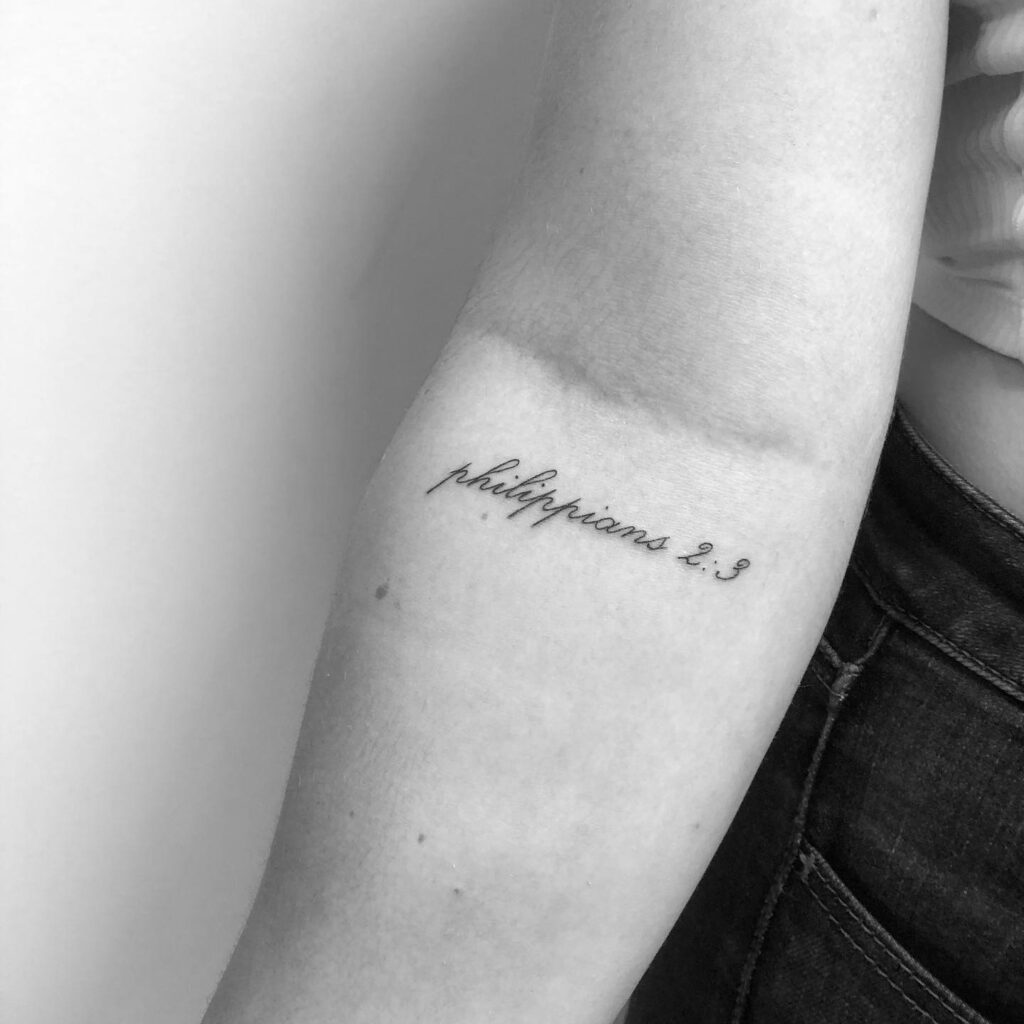 Proverbs 3125 Scripture Tattoo