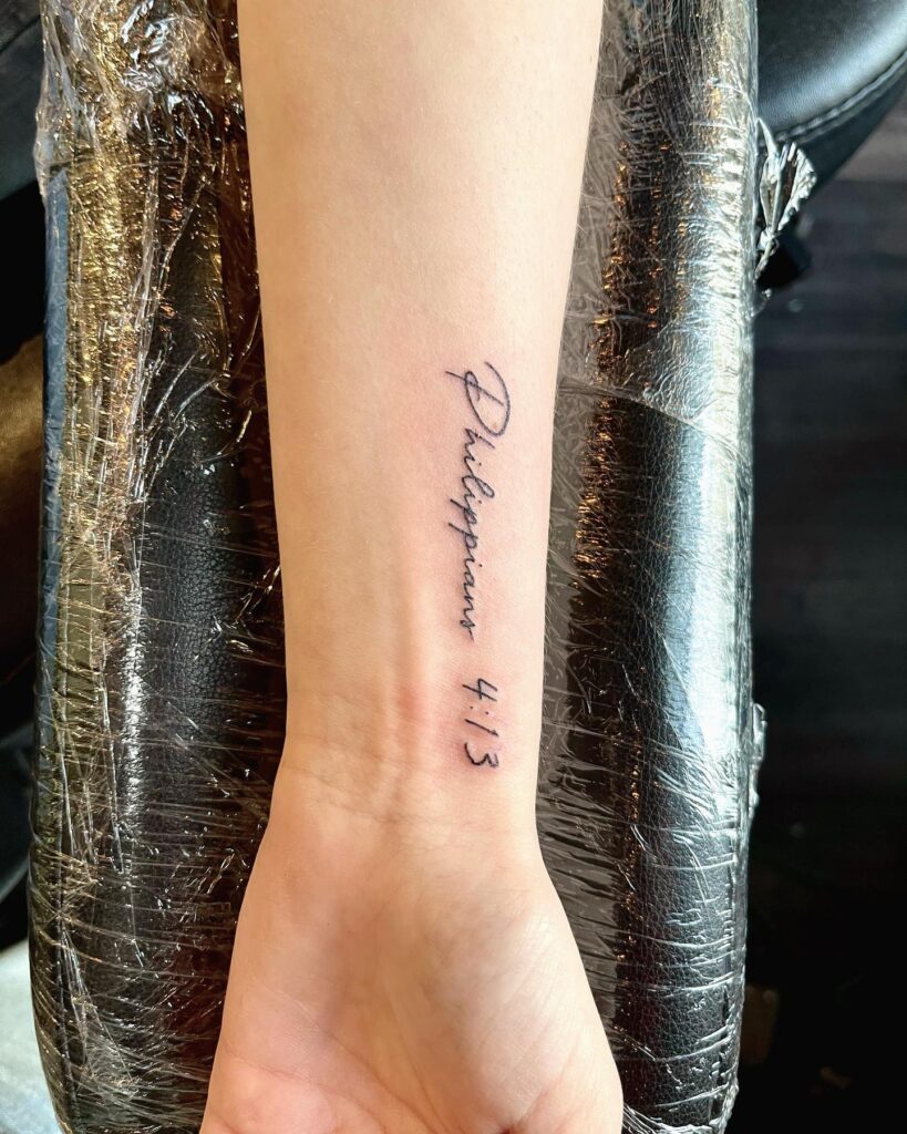 Psalm 465 Butterfly Tattoo