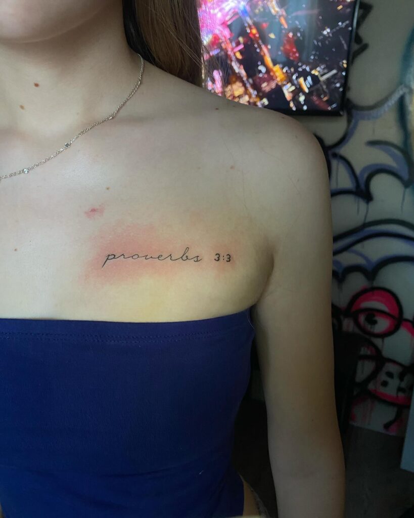 Romans 127 Floral Tattoo