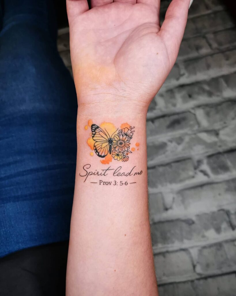 Psalm 465 Forearm Tattoo