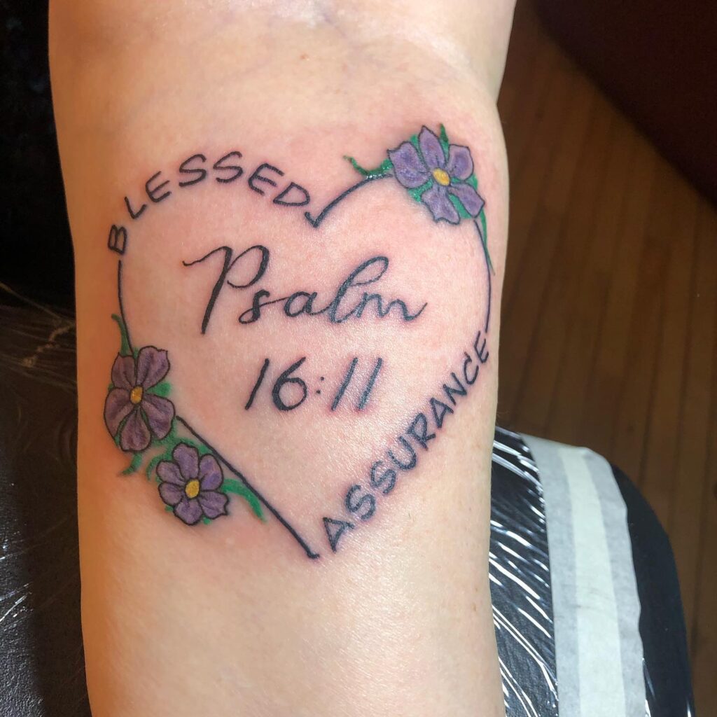 Isaiah 432 Deep Waters Tattoo