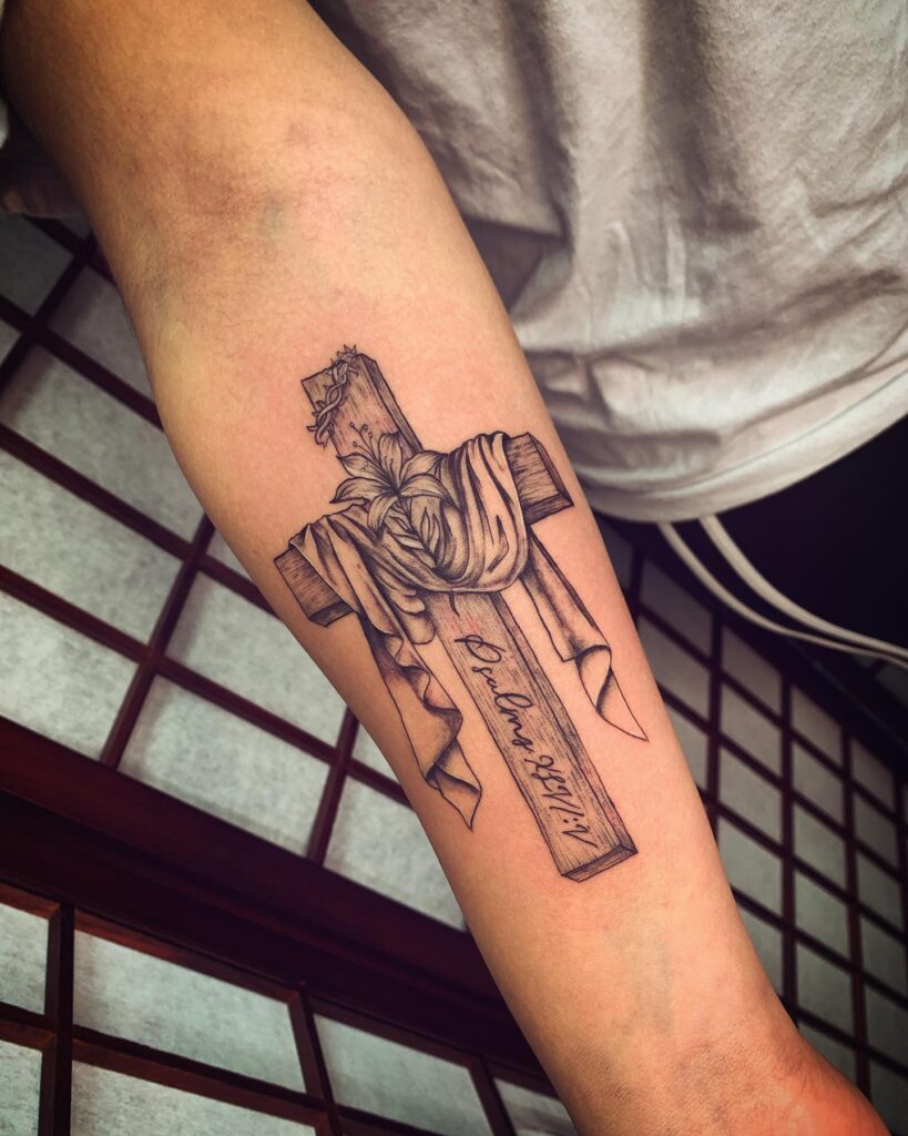 Psalm 234 Full Back Tattoo
