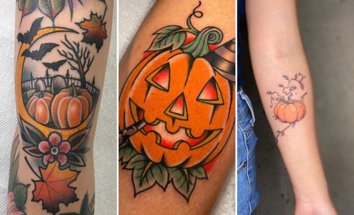 25+ Pumpkin Tattoo Ideas Celebrating Autumn Harvest and Cozy Vibes