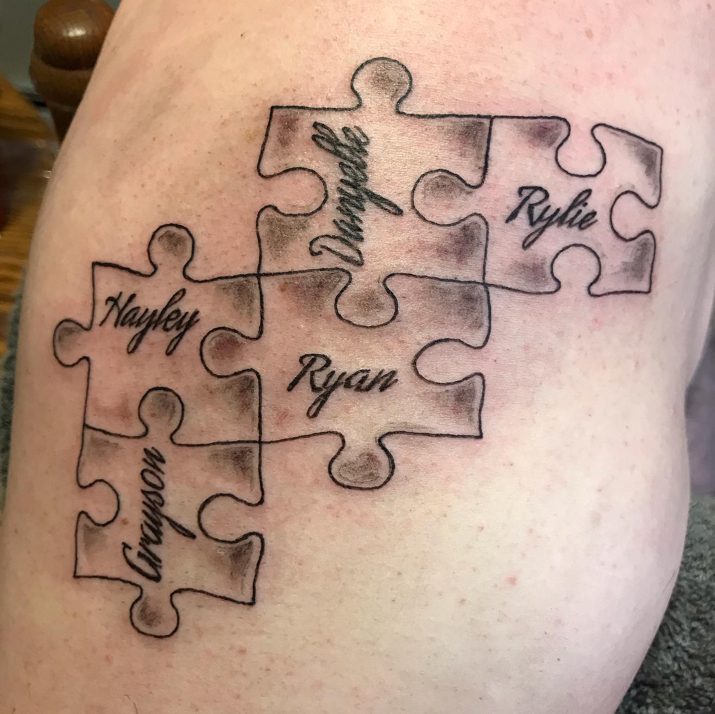 Butterflies With Grandchildren Names Tattoo grandchildren tattoos ideas tattoo