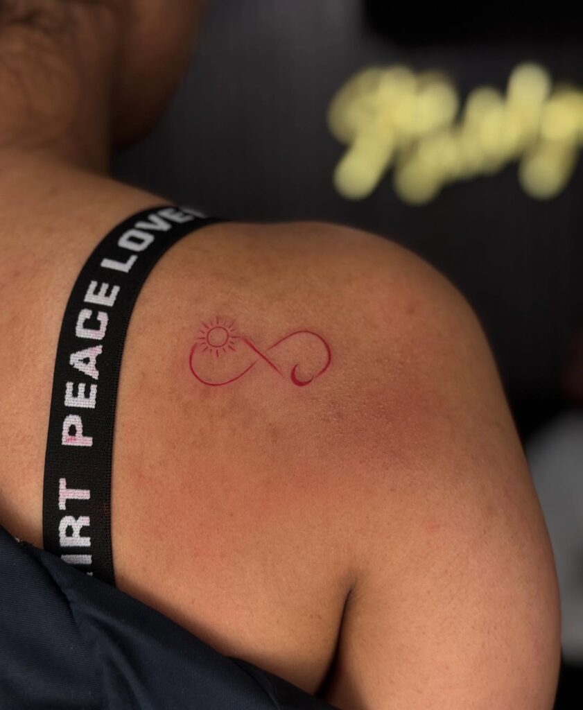 Olive Branch Shoulder Tattoo