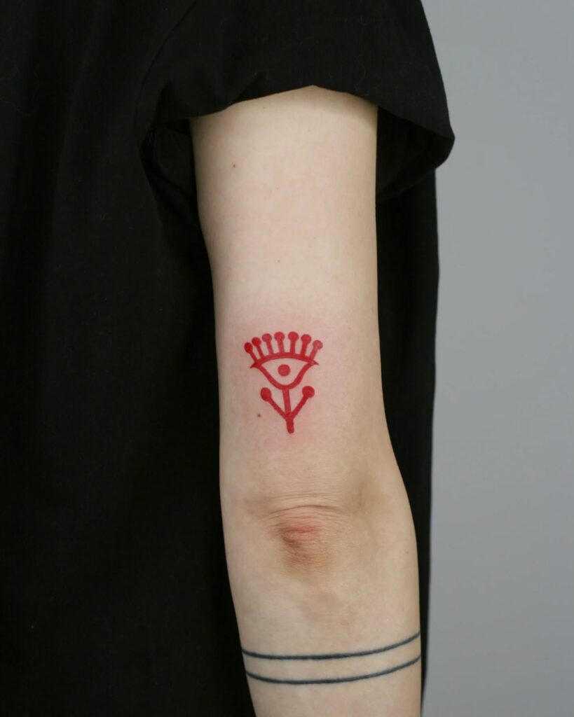 Red Ink Visionary Symbol Tattoo symbols tattoos tattoo